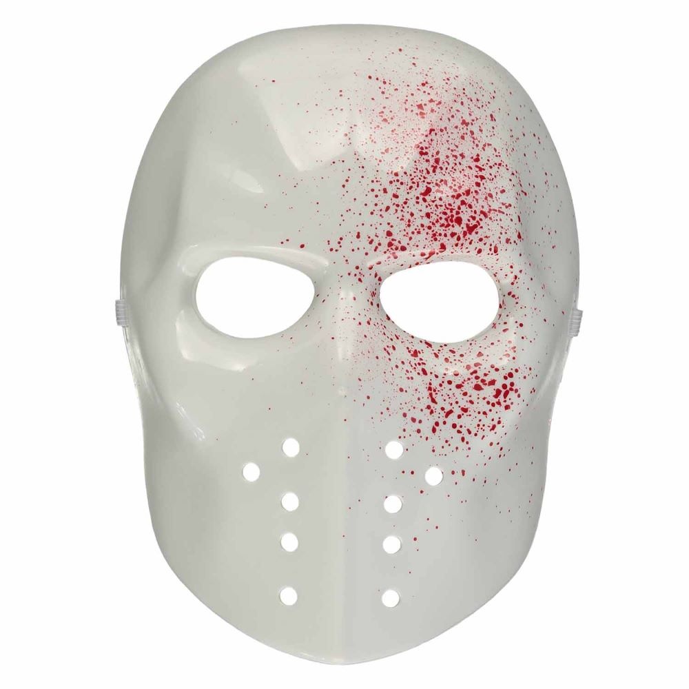 Amscan Killer hockeymasker met bloedspatten