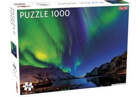 Tactic Northern Lights in Tromsø – Puzzel – 1000 stukjes – Noorderlicht boven Noorwegen – Magisch Nachtlandschap – Hoogwaardige Scandinavische Kwaliteit