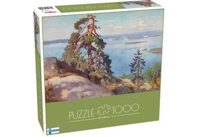 Tactic Eero Järnefelt Landscape from Koli – Puzzel – 1000 stukjes – Finse Meesterkunst en Natuur – Strak en Rustgevend Ontwerp – Hoogwaardige Scandinavische Kwaliteit