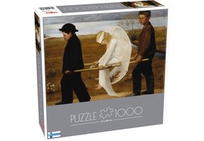 Tactic Hugo Simberg: Wounded Angel – Puzzel – 1000 stukjes – Klassieke Finse Kunst – Symbolistisch Meesterwerk – Hoogwaardige Scandinavische Kwaliteit