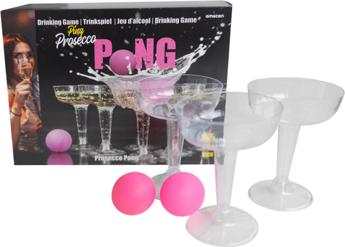 Amscan by Riethmuller - Riethmüller - Prosecco pong - 12 cups met 3 ballen