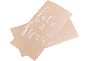 Ginger Ray Love is sweet tasjes (20 stuks)