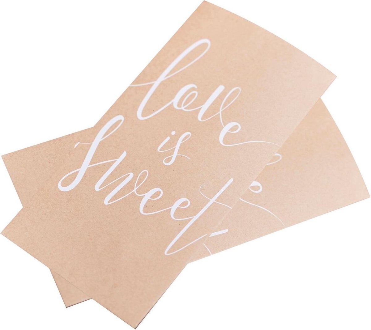 Ginger Ray Love is sweet tasjes (20 stuks)