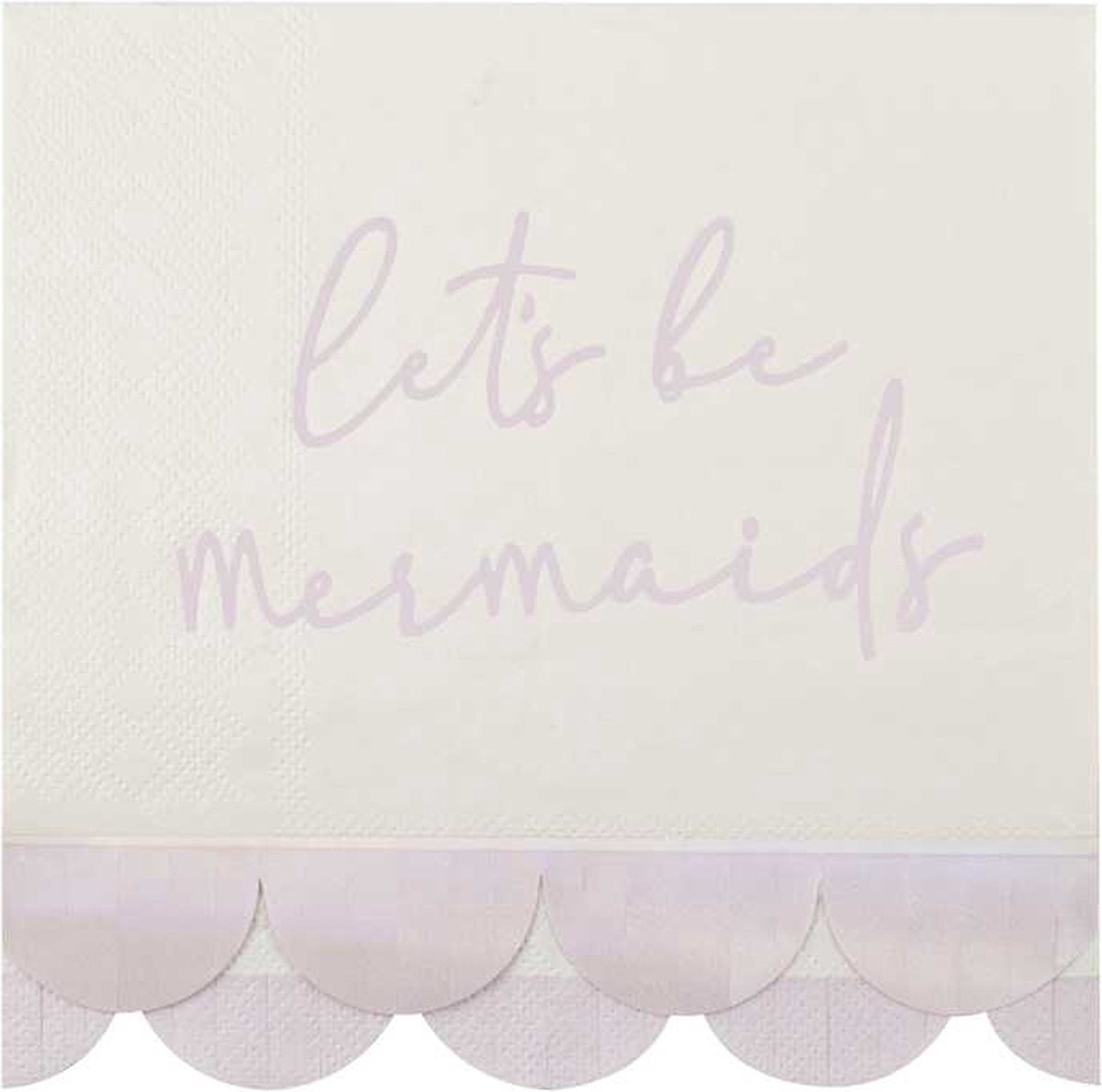 Ginger Ray Let's Be Mermaids Servetten - 16 stuks
