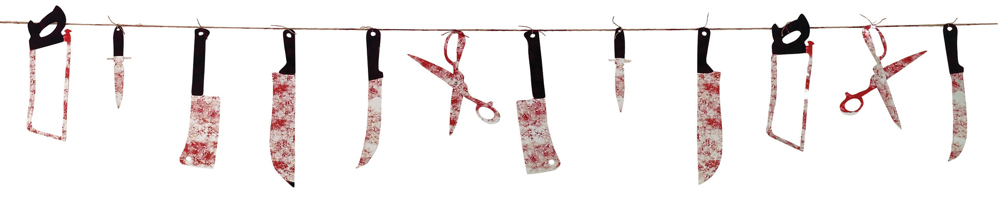 Amscan slinger Bloody Weapons Junior 230 Cm Zwart/rood