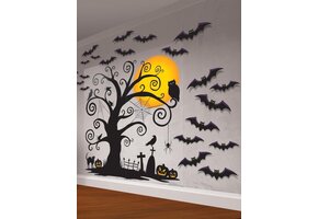 Amscan Halloween Begraafplaats muurdecoratie 32-delige set