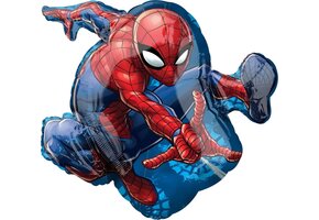 AMSCAN - Aluminium - Spiderman ballon - leeg - 1 stuks