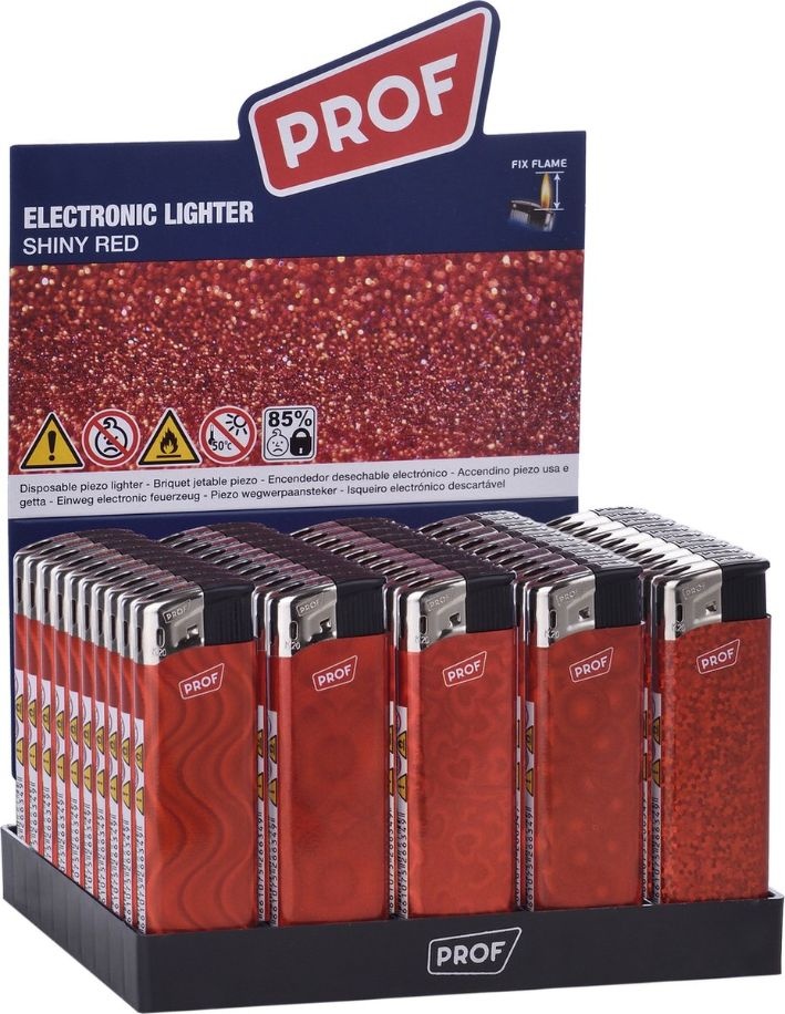 4 pack aansteker rood