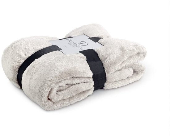 Primaviera Deluxe Teddy plaid Beige 150 x 200 cm