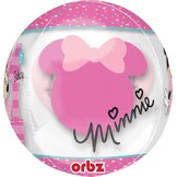 Amscan Minnie Mouse 1st birthday folieballon 38x40cm