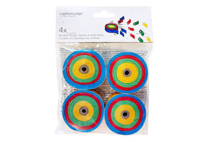 Riethmuller 4 confettifrisbees 6,5cm