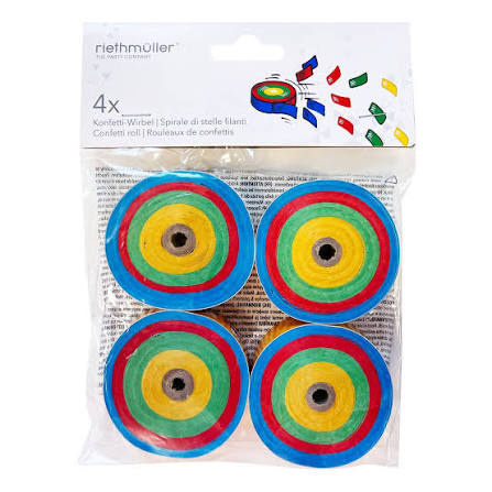 Riethmuller 4 confettifrisbees 6,5cm