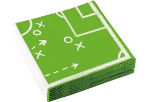 Amscan by Riethmuller - Riethmüller - Servetten - Kicker Party / Voetbal - (20 stuks)