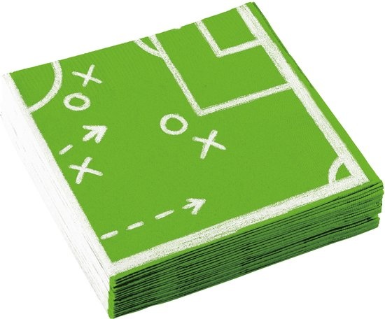 Amscan by Riethmuller - Riethmüller - Servetten - Kicker Party / Voetbal - (20 stuks)