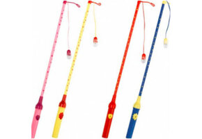 Lampion lantaarn stok 45 cm assorti