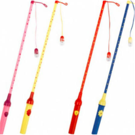 Lampion lantaarn stok 45 cm assorti