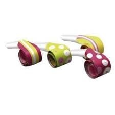 Amscan Toeters Carnival Junior 30 Cm Papier Rood/geel 7-delig