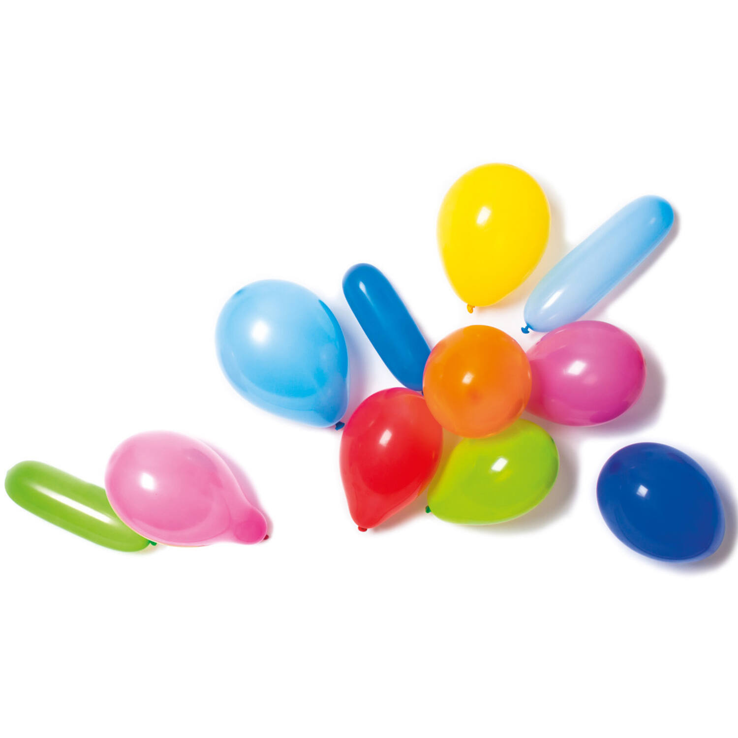 Een assorti van 30 latex ballonnen