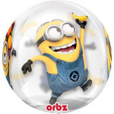 Ballonnen Crazy Minions transparant assorti