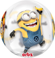 Ballonnen Crazy Minions transparant assorti