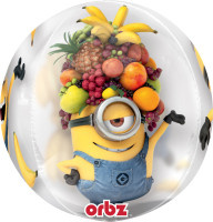 Ballonnen Crazy Minions transparant assorti