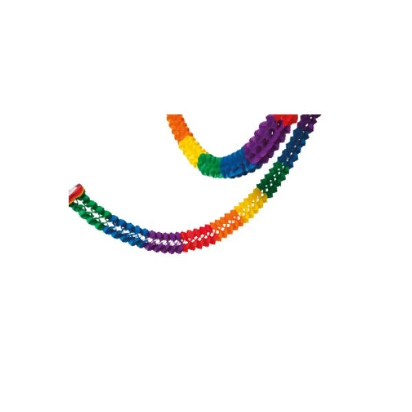 Regenboog Girlande slinger 16x400cm