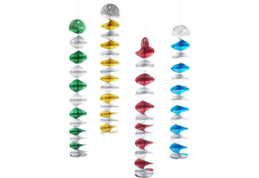 6 kleurige rotor-spiralen 60cm