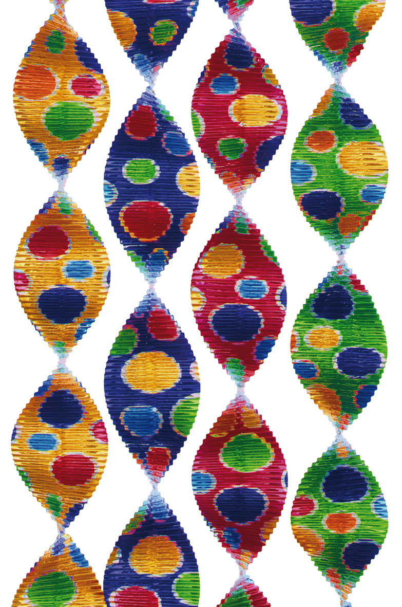 Confetti rotor spiralen 60cm 4 delen