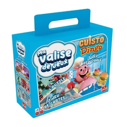 Goliath Valisette Multi Jeux 1-cuisto Dingo Voyage is een reiskoffer met meerdere spellen