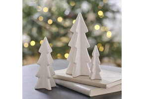 Ginger ray Decoration - Witte Keramische Bomen