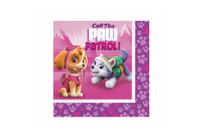 Paw Patrol Servetten Roze 33cm 20st