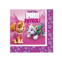 Paw Patrol Servetten Roze 33cm 20st