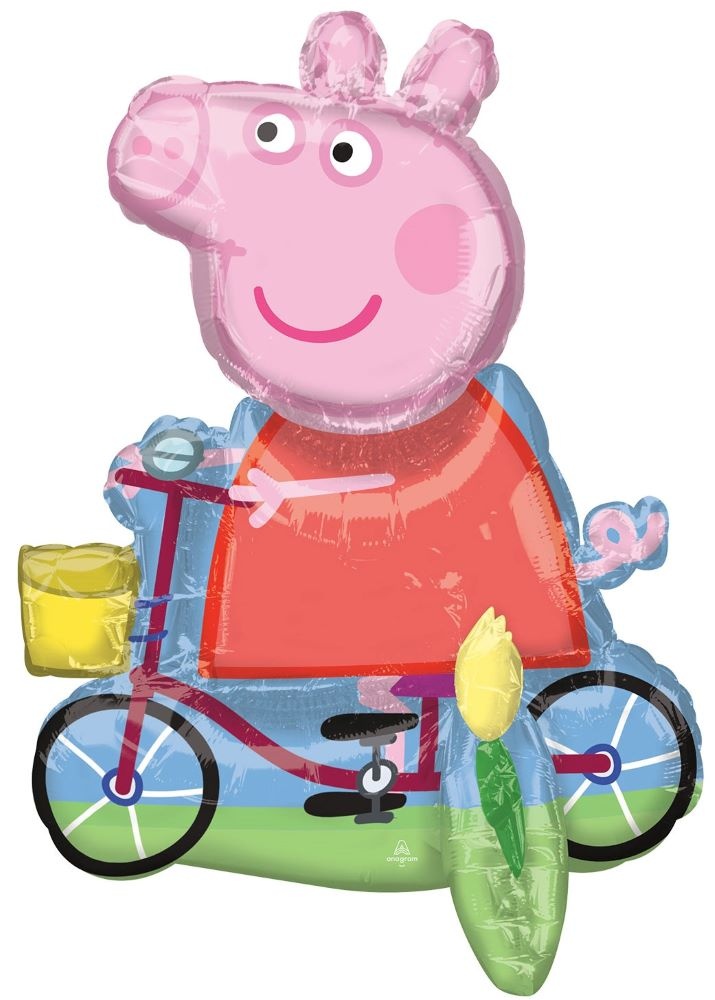 Peppa Pig staande folieballon 55cm