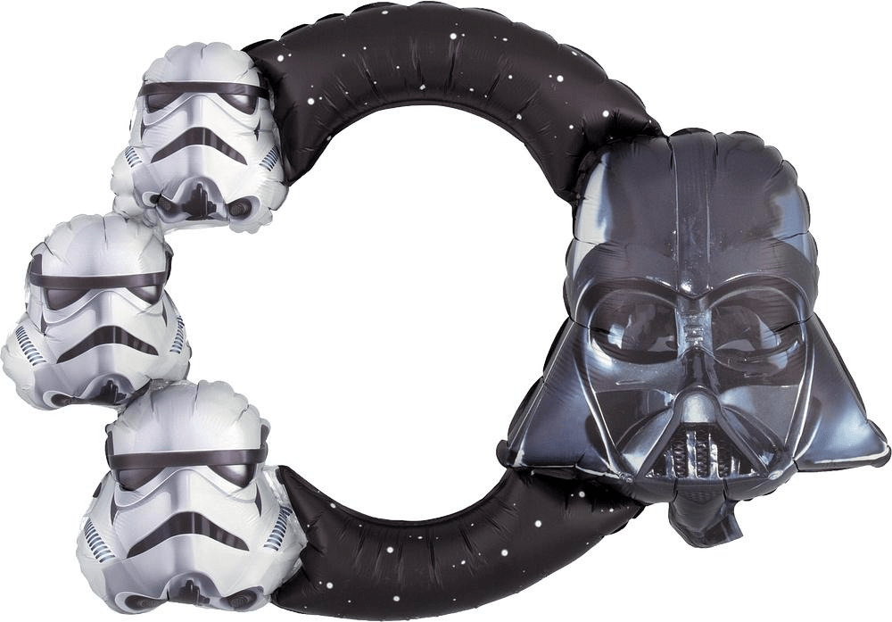 Star Wars ballon met foto frame