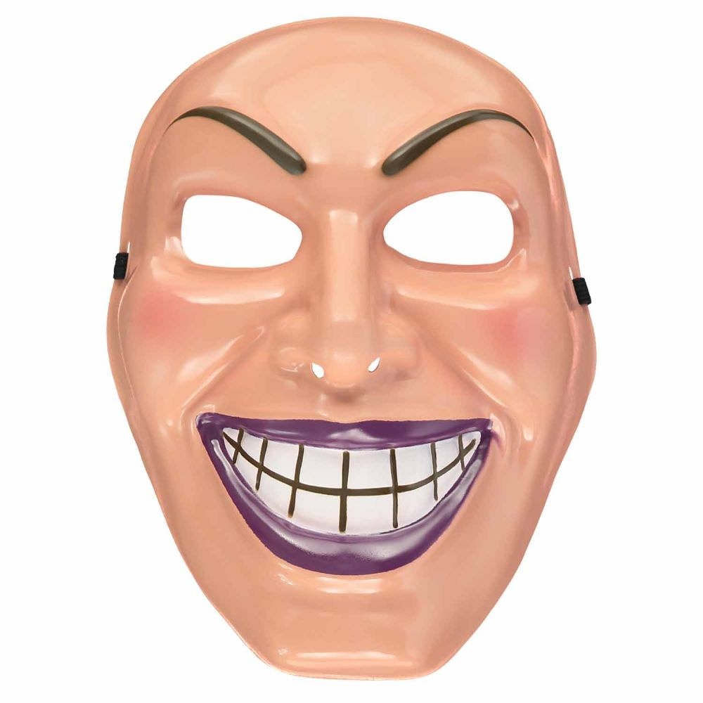 Horror grijnsmasker voor mannen