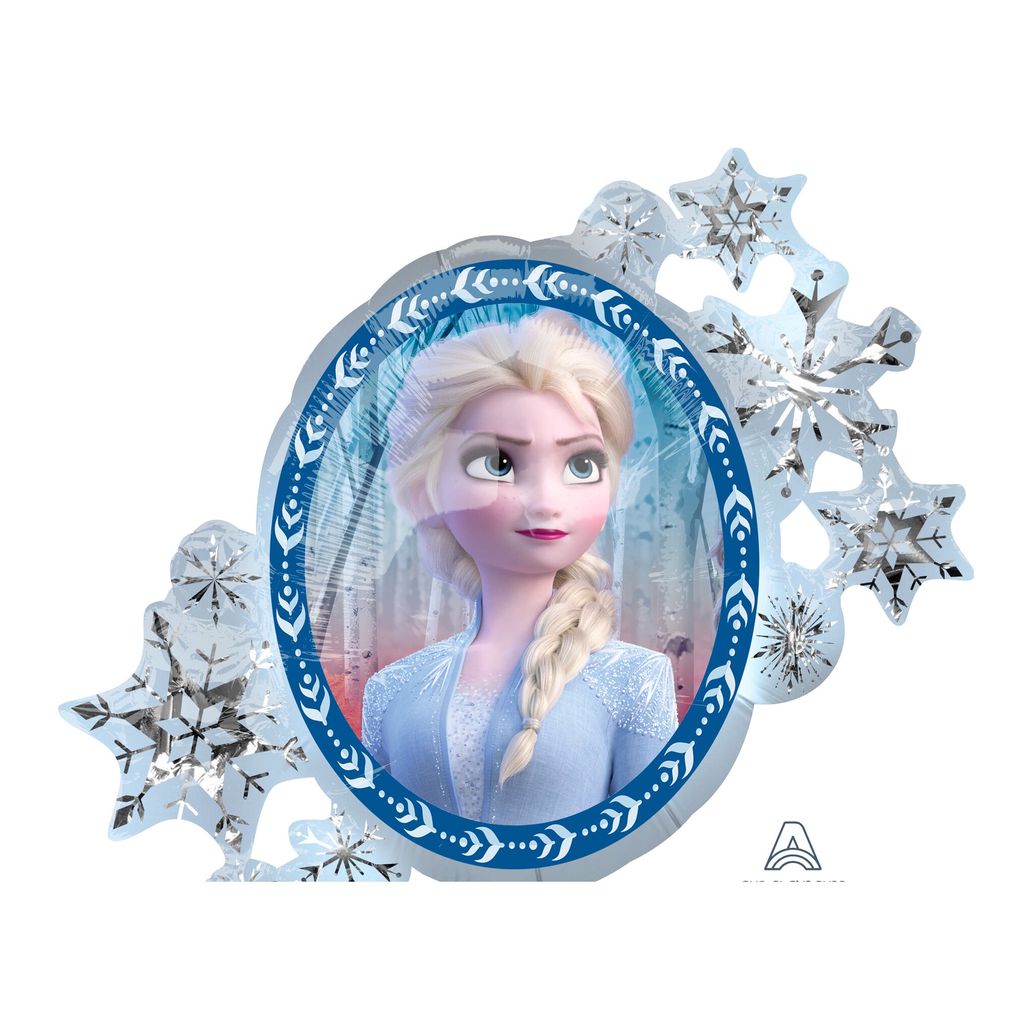 Amscan Frozen Ice Mirror Folieballon 63 x 78 cm