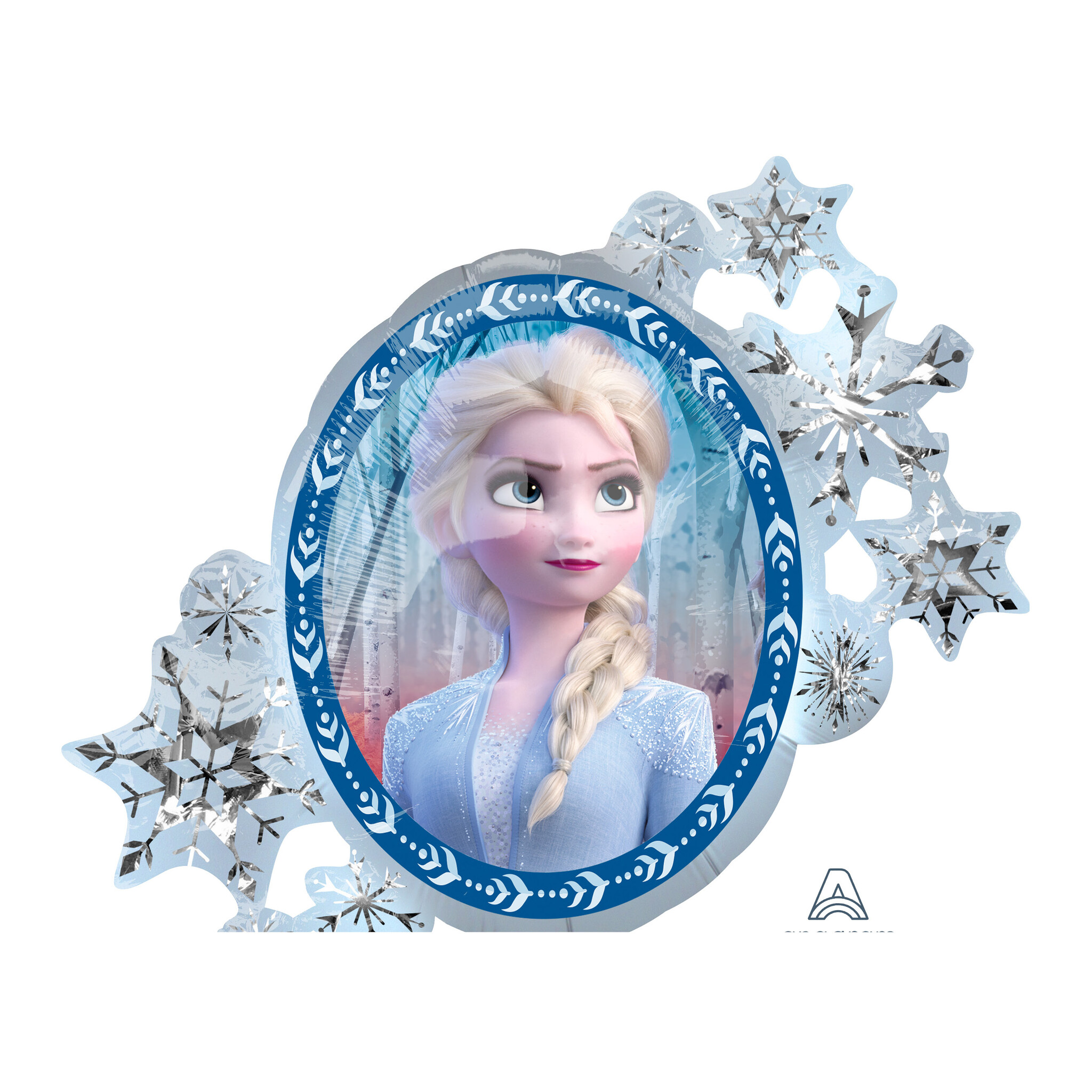 Amscan Frozen Ice Mirror Folieballon 63 x 78 cm