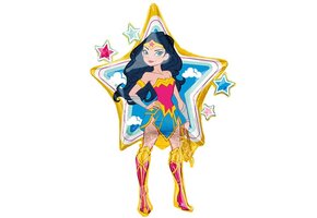 Amscan Wonder Woman Supershape Ballon 68cm x 96cm