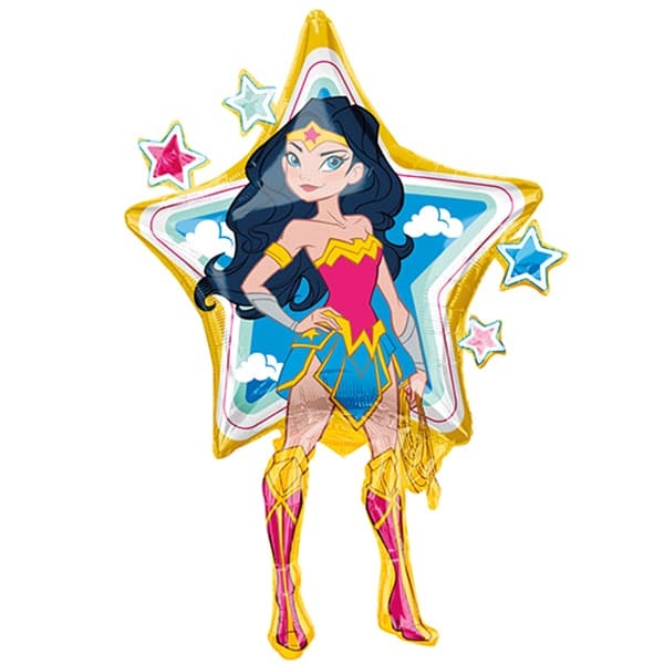 Amscan Wonder Woman Supershape Ballon 68cm x 96cm