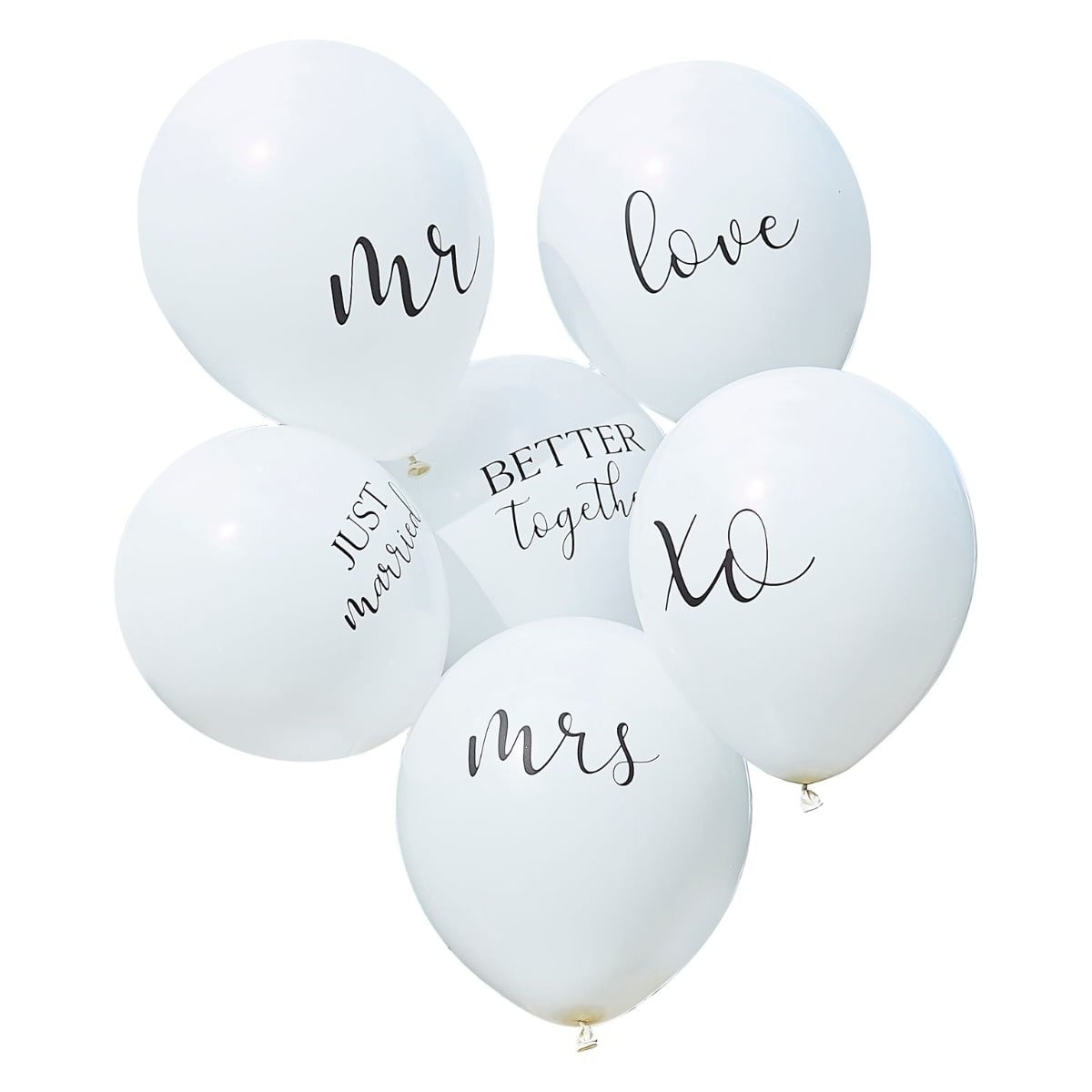Ginger Ray Botanical bruiloft Ballonnen Wit