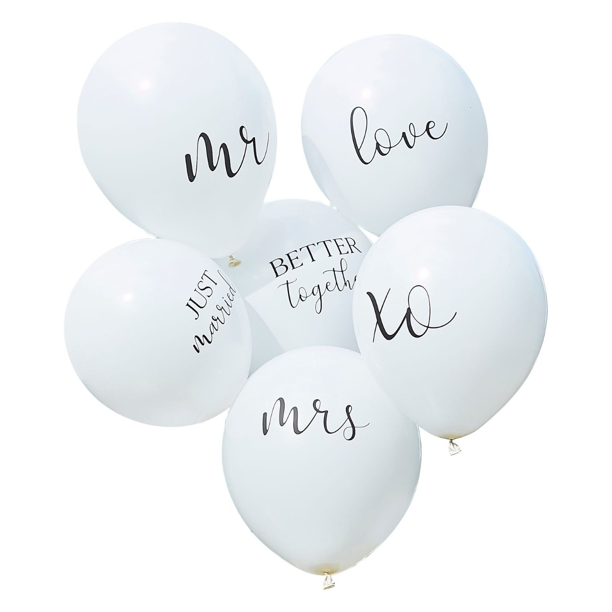 Ginger Ray Botanical bruiloft Ballonnen Wit