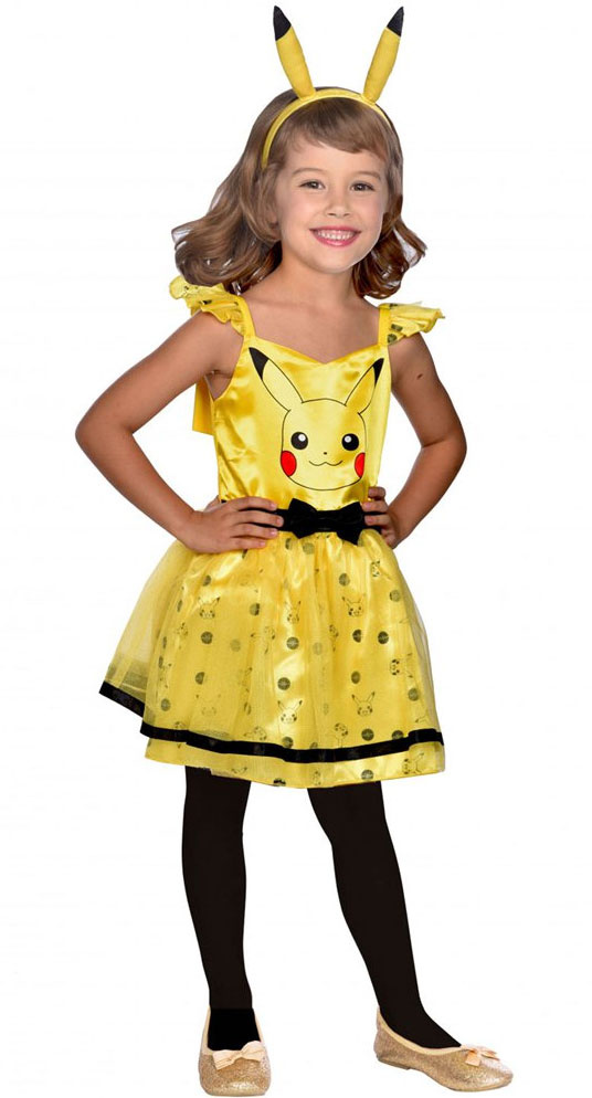 Pikachu Pokemon kostuum voor meisjes 3-4 jaar