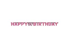 Amscan slinger Happy 60 Birthday, 213 x 16 cm
