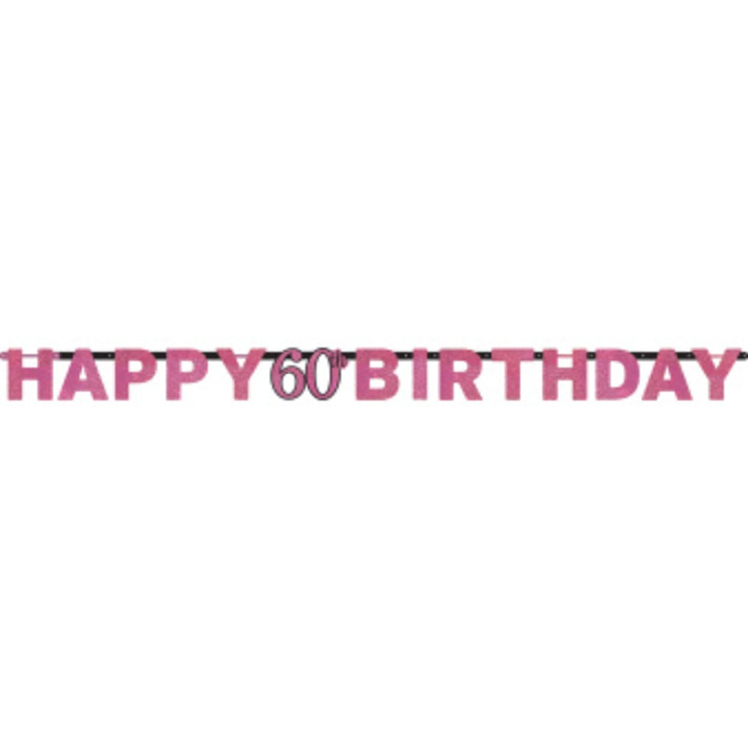 Amscan slinger Happy 60 Birthday, 213 x 16 cm