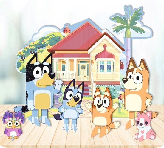Bluey 7-delige tafeldecoratie