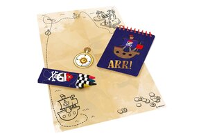 Piratengevecht-schatzoekspel 24 stuks