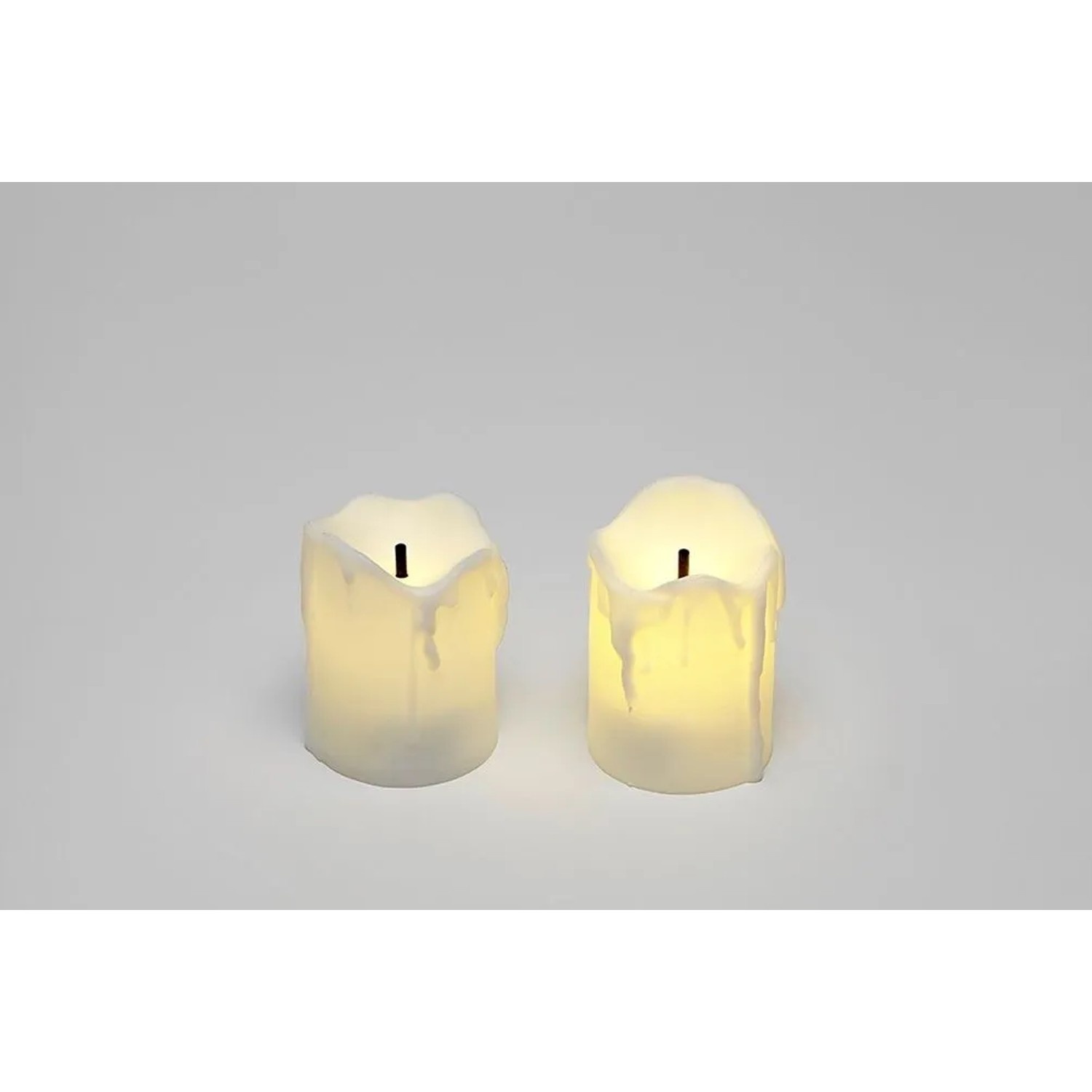 LED Kaarsen Creme