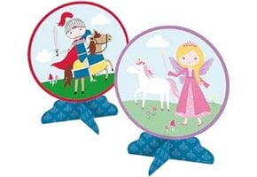 Amscan Prinses en Ridder tafeldecoratie 21 x 24 cm