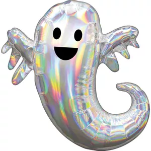 Folieballon Spook holografisch Iriserend 71 cm van Amscan