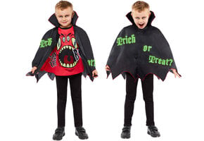 2in1 Trick or Treat cape voor kinderen